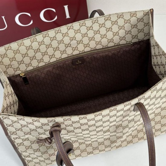 Replica Perfetta Borsa tote grande Gucci 875056 Londra marrone Imitazione
