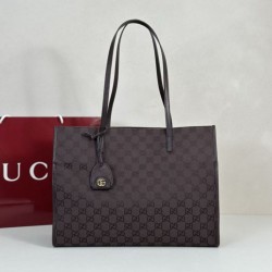 Replica Perfetta Borsa tote grande Gucci 875056 Londra Caffè Imitazione