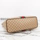 Replica AAA Borsa tote grande Gucci 874745 Tribeca Tela rivestita GG marrone Falsa Online Replica Perfetta Borsa tote grande Gucci 874745 Tribeca Tela rivestita GG marrone Imitazione