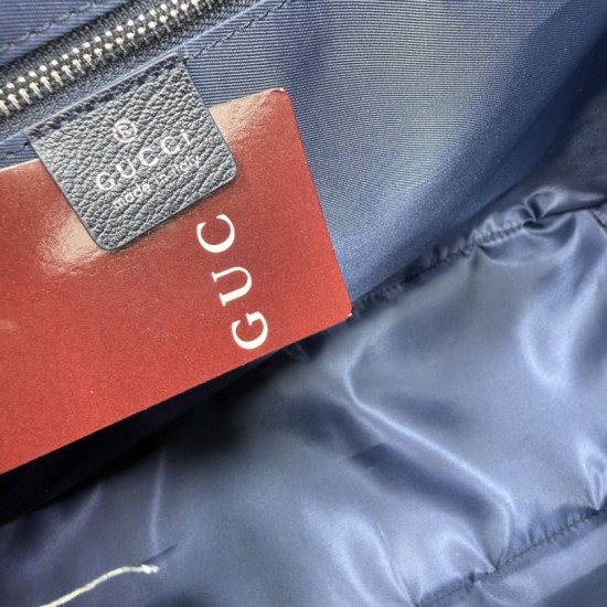 Replica Perfetta Borsa tote grande Gucci 874745 Tribeca Tela blu scuro Imitazione