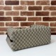 Replica Perfetta Borsa tote grande Gucci 815213 emblema GG e manici superiori Nero Imitazione