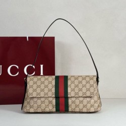 Replica Perfetta Borsa a tracolla media Gucci 874744 Madison marrone GG rivestita Imitazione