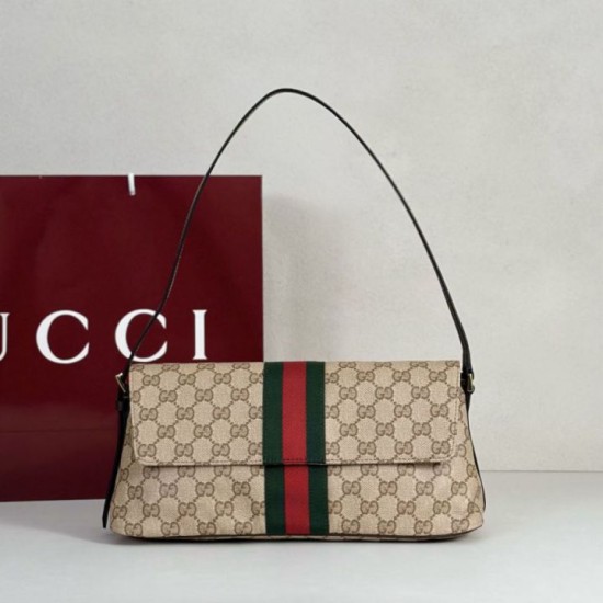 Replica Perfetta Borsa a tracolla media Gucci 874744 Madison marrone GG rivestita Imitazione