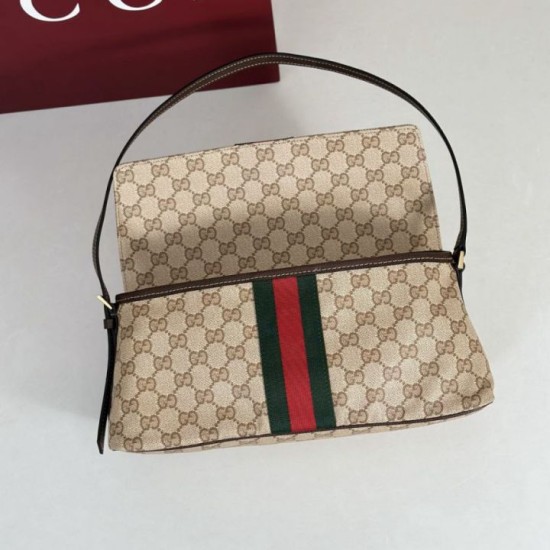 Replica Perfetta Borsa a tracolla media Gucci 874744 Madison marrone GG rivestita Imitazione