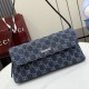 Replica Perfetta Borsa a tracolla media Gucci 874744 Madison Denim GG blu scuro Imitazione