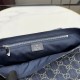 Replica Perfetta Borsa a tracolla media Gucci 874744 Madison Denim GG blu scuro Imitazione