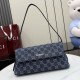 Replica Perfetta Borsa a tracolla media Gucci 874744 Madison Denim GG blu scuro Imitazione