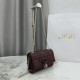 Replica Perfetta Borse Dior My Tender Dior Top Handle Mini Chain Bag Borgogna Imitazione
