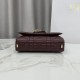 Replica Perfetta Borse Dior My Tender Dior Top Handle Mini Chain Bag Borgogna Imitazione