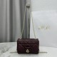 Replica Perfetta Borse Dior My Tender Dior Top Handle Mini Chain Bag Borgogna Imitazione