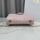 Replica Perfetta Borsa Dior My Tender Dior Top Handle Mini Chain Bag Rosa Imitazione