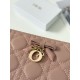 Replica Perfetta Portafoglio Dior My Dior con farfalle Rosa Imitazione