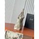 Replica Perfetta Borsa a tracolla YSL Saint Laurent Hortense beige cerata Imitazione