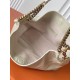 Replica Perfetta Borsa a tracolla YSL Saint Laurent Hortense beige cerata Imitazione