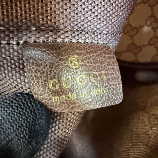 Replica Perfetta Borsa a secchiello Gucci 876060 con tracolla marrone Imitazione