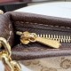 Replica Perfetta Borsa a tracolla piccola Gucci 875847 Gossip marrone Imitazione