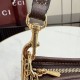 Replica Perfetta Borsa a tracolla piccola Gucci 875847 Gossip marrone Imitazione