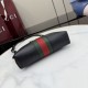 Replica Perfetta Borsa a tracolla piccola Gucci 867130 Horsebit Web Nero Imitazione