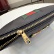 Replica Perfetta Borsa a tracolla piccola Gucci 867130 Horsebit Web Nero Imitazione