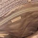 Replica Perfetta Borsa tote Miu Miu crochet rafia 5BG248 con ricami verticali Imitazione