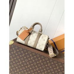 Replica Perfetta Borsa LV Keepall Bandoulière 25 M29272 con chip 163C per codice variabile Imitazione