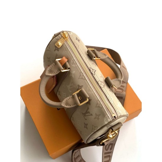 Replica Perfetta Borsa LV Keepall Bandoulière 25 M29272 con chip 163C per codice variabile Imitazione