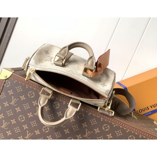 Replica Perfetta Borsa LV Keepall Bandoulière 25 M29272 con chip 163C per codice variabile Imitazione