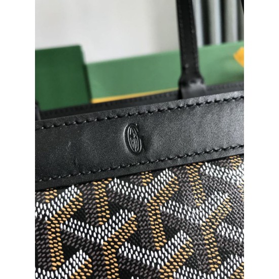 Replica Perfetta Borsa tote Goyard Bellechasse Biaude PM Nera Imitazione