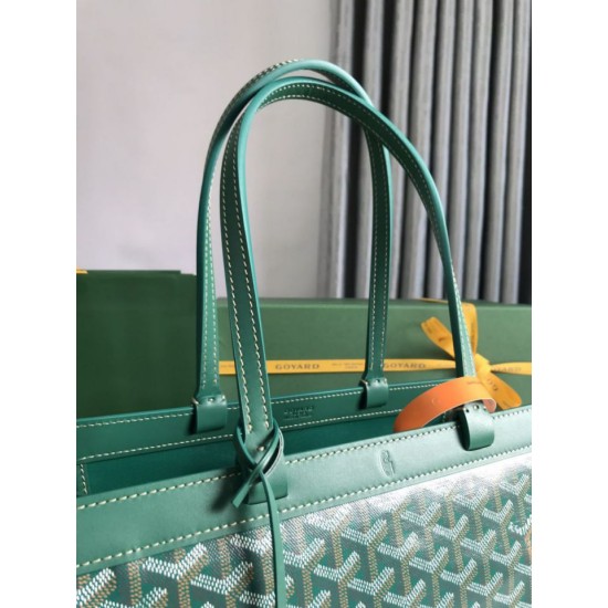 Replica Perfetta Borsa tote Goyard Bellechasse Biaude PM Verde Imitazione