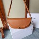 Replica AAA Mini borsa Celine Besace Halfmoon 25 cm marrone Falsa Online Replica Perfetta Mini borsa Celine Besace Halfmoon 25 cm marrone Imitazione