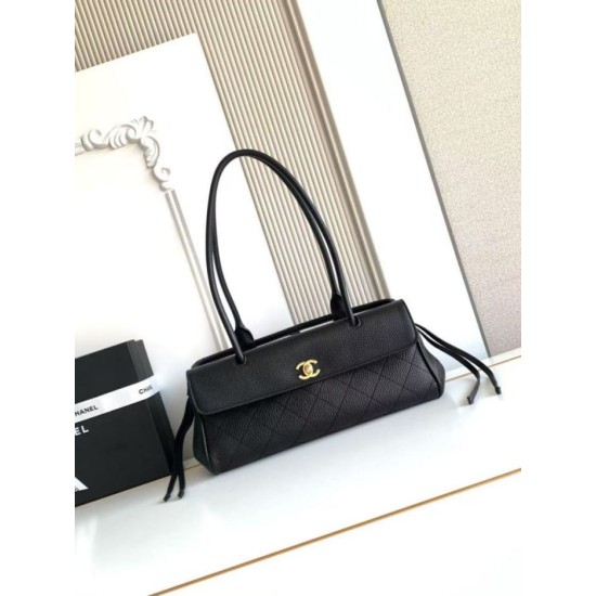 Replica Perfetta Borsa shopper Chanel AS6288 Baguette Nero Imitazione