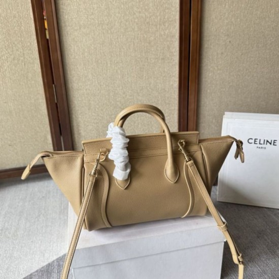 Replica Perfetta Borse Celine Little Luggage 36cm albicocca Imitazione