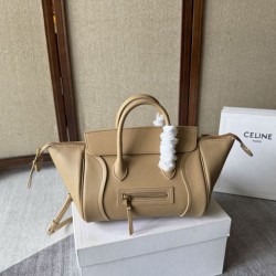 Replica Perfetta Borse Celine Little Luggage 36cm albicocca Imitazione