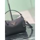 Replica Perfetta Borsa a tracolla piccola Prada 1BC277 con manico superiore nera Imitazione