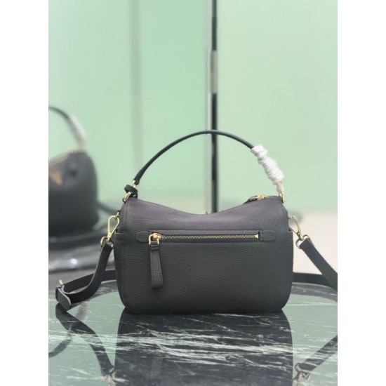 Replica Perfetta Borsa a tracolla piccola Prada 1BC277 con manico superiore nera Imitazione