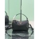 Replica Perfetta Borsa a tracolla piccola Prada 1BC277 con manico superiore nera Imitazione