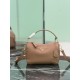 Replica Perfetta Borsa a tracolla piccola Prada 1BC277 con manico superiore marrone Imitazione