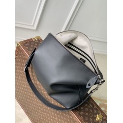 Replica Perfetta Borsa a tracolla Hobo Louis Vuitton M28392 Vagabond nera Imitazione