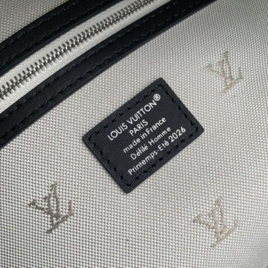 Replica Perfetta Borsa a tracolla Hobo Louis Vuitton M28392 Vagabond nera Imitazione