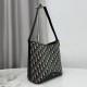 Replica fedele Borsa a secchiello medio Dior Medalillon M1532 Dior Oblique blu Imitazione Outlet