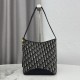 Replica fedele Borsa a secchiello medio Dior Medalillon M1532 Dior Oblique blu Imitazione Outlet