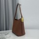 Replica fedele Borsa a secchiello medio Dior Medalillon M1532 Marrone Imitazione Outlet