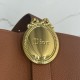 Replica fedele Borsa a secchiello medio Dior Medalillon M1532 Marrone Imitazione Outlet