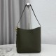 Replica fedele Borsa a secchiello medio Dior Medalillon M1532 Verde scuro Imitazione Outlet