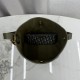 Replica fedele Borsa a secchiello medio Dior Medalillon M1532 Verde scuro Imitazione Outlet