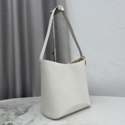 Replica fedele Borsa a secchiello medio Dior Medalillon M1532 Bianco Imitazione Outlet
