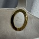 Replica fedele Borsa a secchiello medio Dior Medalillon M1532 Bianco Imitazione Outlet
