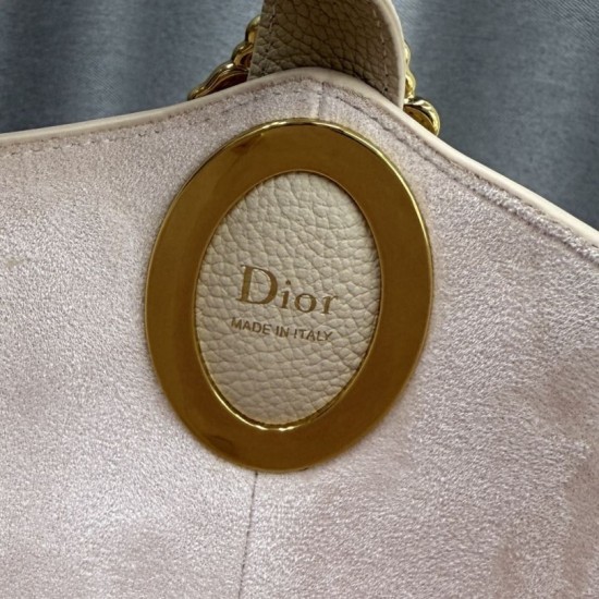 Replica perfetta Borsa a secchiello medio Dior Medalillon M1532 Beige Falsa Online Replica fedele Borsa a secchiello medio Dior Medalillon M1532 Beige Imitazione Outlet