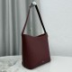 Replica fedele Borsa a secchiello medio Dior Medalillon M1532 Borgogna Imitazione Outlet
