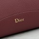 Replica fedele Borsa a secchiello medio Dior Medalillon M1532 Borgogna Imitazione Outlet